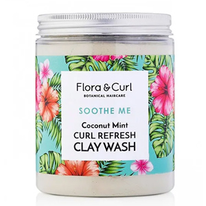Flora & Curl refresh clay wash